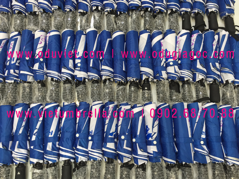 xưởng sản xuất ô dù cầm tay in logo quảng cáo